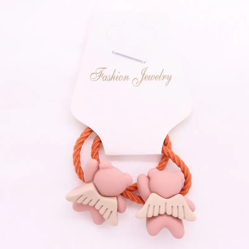 2 шт./компл. мультяшный красочный аксессуар для волос с изображением медведя