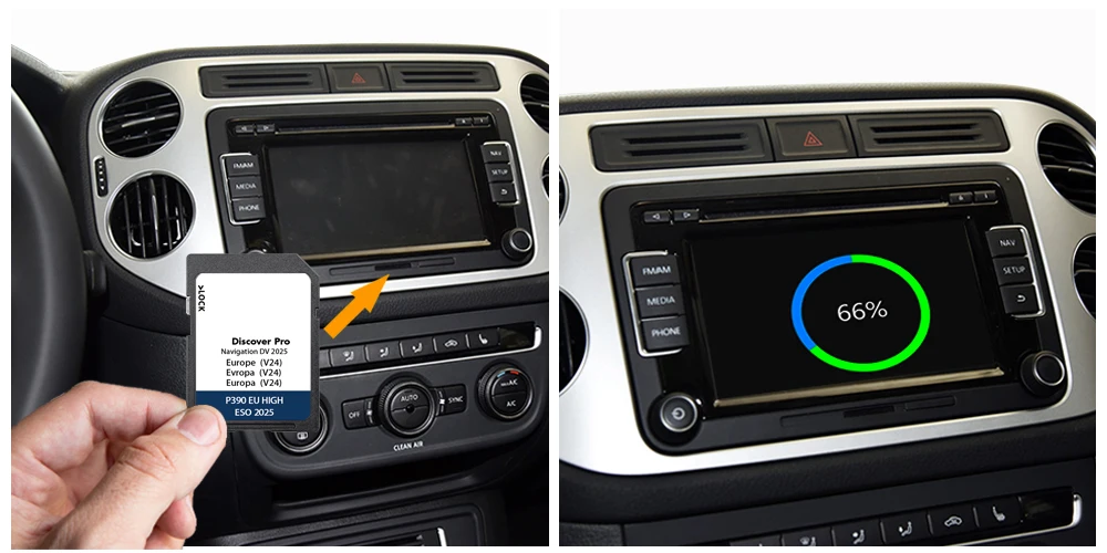 Карты GPS Sat Nav для Volkswagen Golf Sportvan 5G из 2014