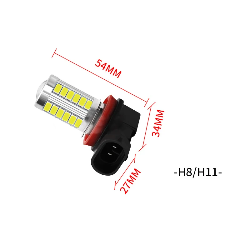 2 шт. светодиодные лампы H8/H11 противотумансветильник ры HB4 9006 HB3 9005 H4 H7 s задние
