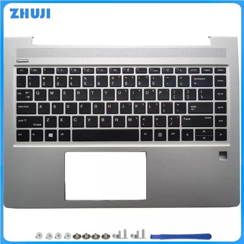 Фото Для Probook 440 G6 G7 HSN-Q15C Q21S ZHAN 66 PRO 14 G2: верхний корпус (палмрест) с клавиатурой и тачпадом L65225-001 №2
