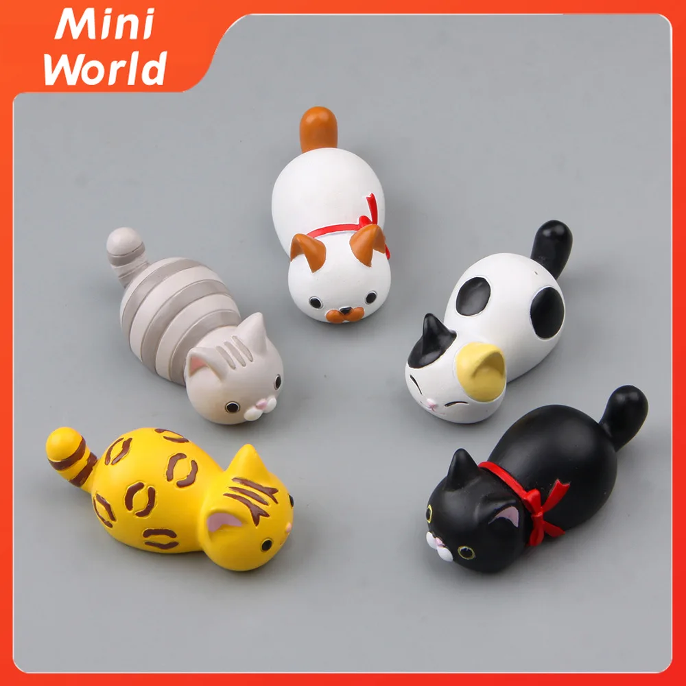 

1Pcs Fridge Magnet Cute Kitty Refrigerator Paste 3D Cat Magnetic Paste Home Decoration Creative Gift Animal Figurines Miniatures