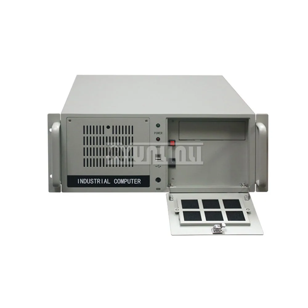 Фото Корпус промышленного компьютера Ipc-610l Серверный корпус 4u Стойка Тип 7-слотовый 14-слотовый сервер Промышленная компьютерная коробка №1