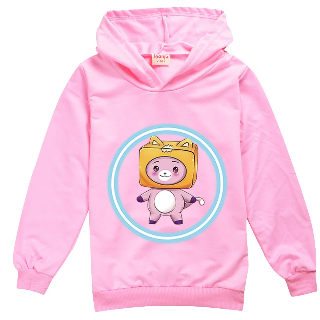 

Rocky and Foxy LankyBox Hoodie Kids Lanky Box Sweatshirt Baby Boys Hooded Sweater Toddler Girls Hoodies Children Cartoon Outwear