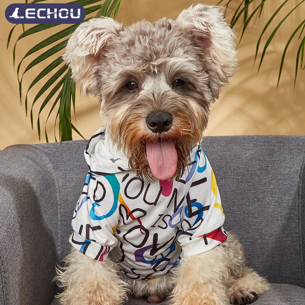 

Толстовки для собак, Модное теплое пальто с надписью для собак, мягкая хлопковая одежда для маленьких и средних собак, толстовка с французск...