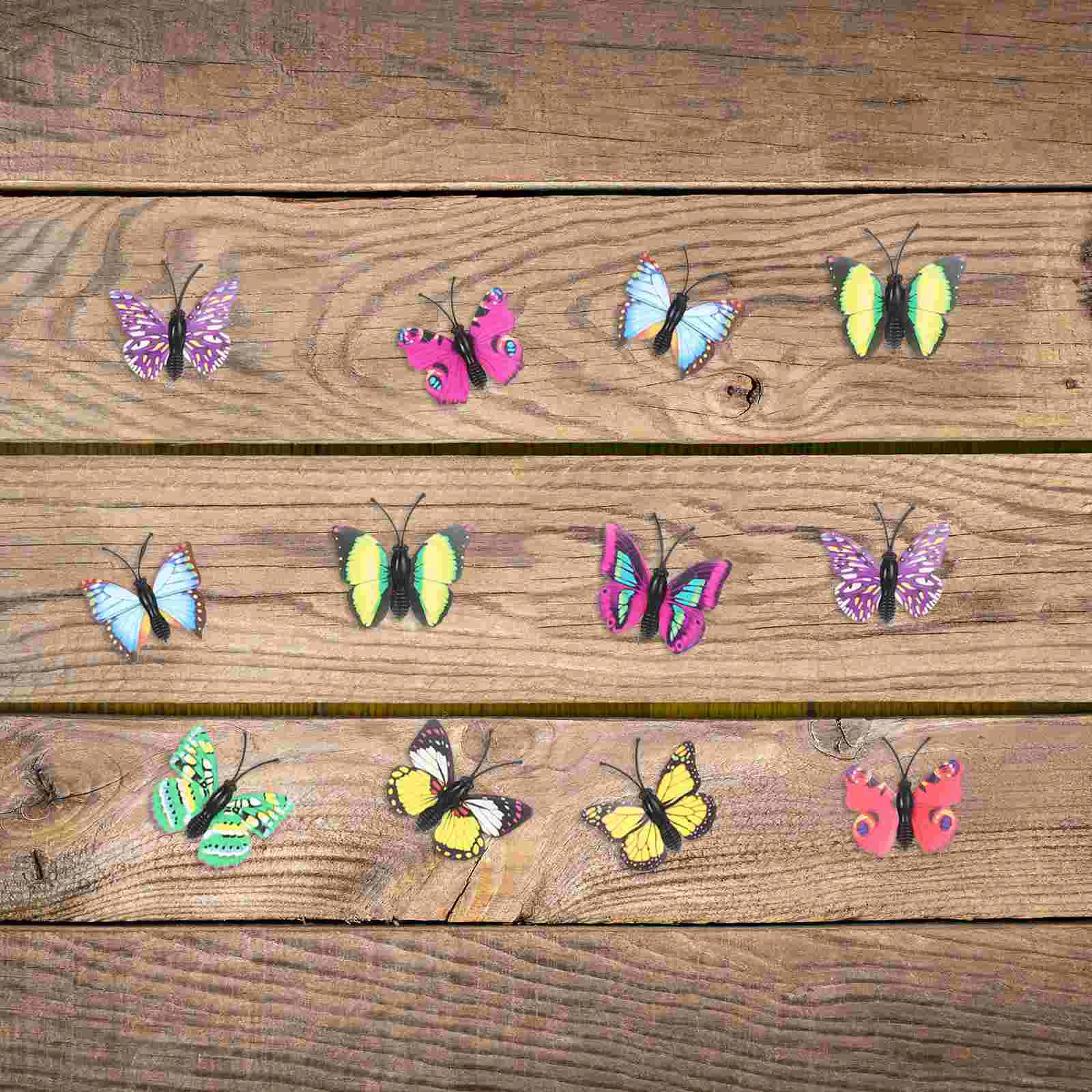

30 Pcs Butterfly Modeling Pushpin Reusable Thumb Tacks Bulletin Board Decorations Thumbtack Cork