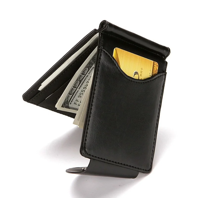 

Fashion Leather Men Wallets Coin Purse Card Holder Hasp Short Wallet Can Be Customized Name Text Clutch Wallets Male Purses Gift