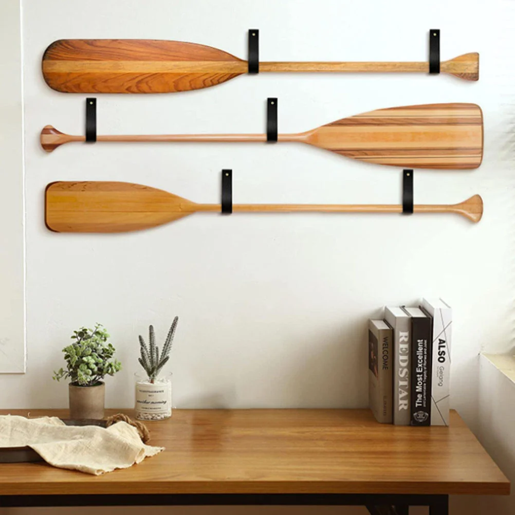 4 pcs Curtain Rod Straps Wall Hanging Hooks Mount Towel wall strap hooks