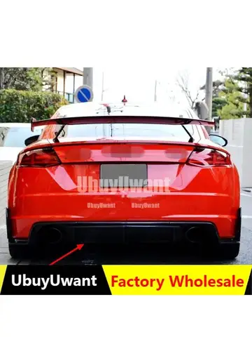 Задний бампер из углеродного волокна, диффузор, спойлер для Audi TT MK3 Standard 2015 2016 2017 2018, задний диффузор