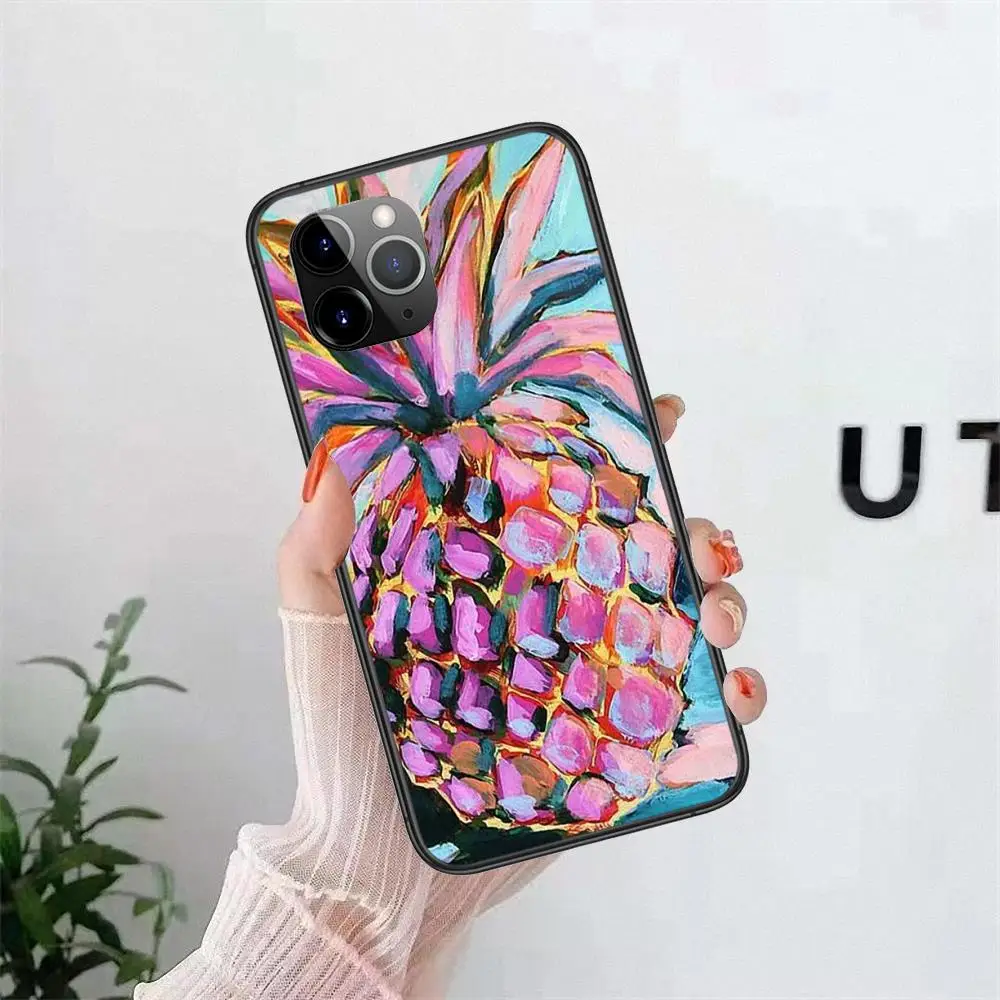 Самая крутая сумка для телефона из ТПУ любовь розовый и ананас Huawei Y5 Y5p Y6 Y6P Y6s Y7 Y7a