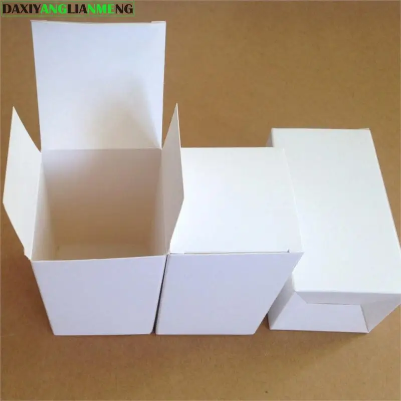 

Paper Box Packaging Craft Package 50pcs/lot 6x6x13cm Paperboard,350gsm Kraft Wedding,wedding &