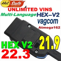 2022 vagcom v22 321 9 latest vcds auto electrical testers general obdii diagnostic interface 2nd atmega16216v8ft232rl