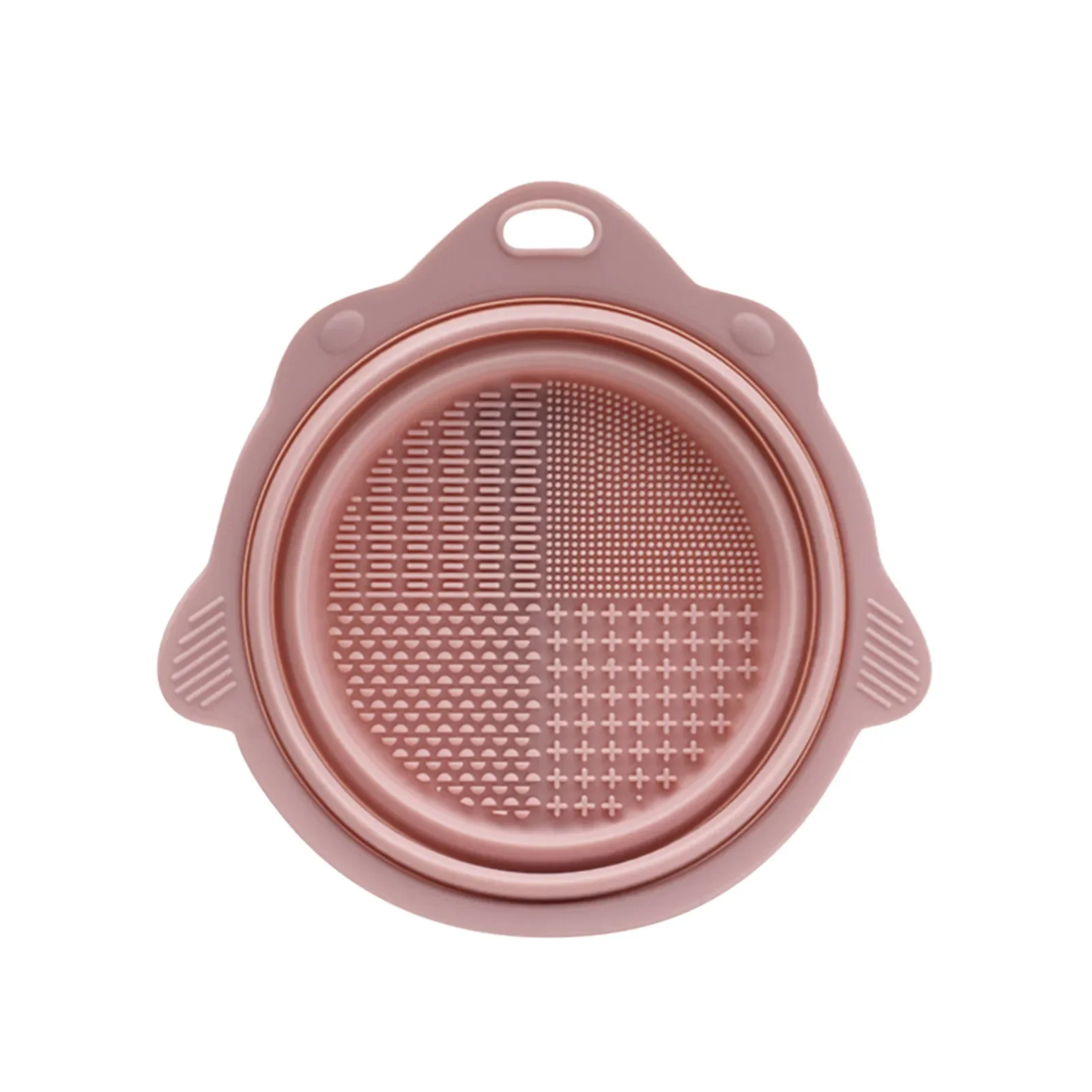 Складная Щетка Для Чистки Макияжа Скруббер Косметическая С Ковриком Подходит