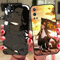 popular japanese anime phone case for oneplus 8 9 pro 6 pro anti drop black silicone luxury case for 5 7 6t 7t 8t