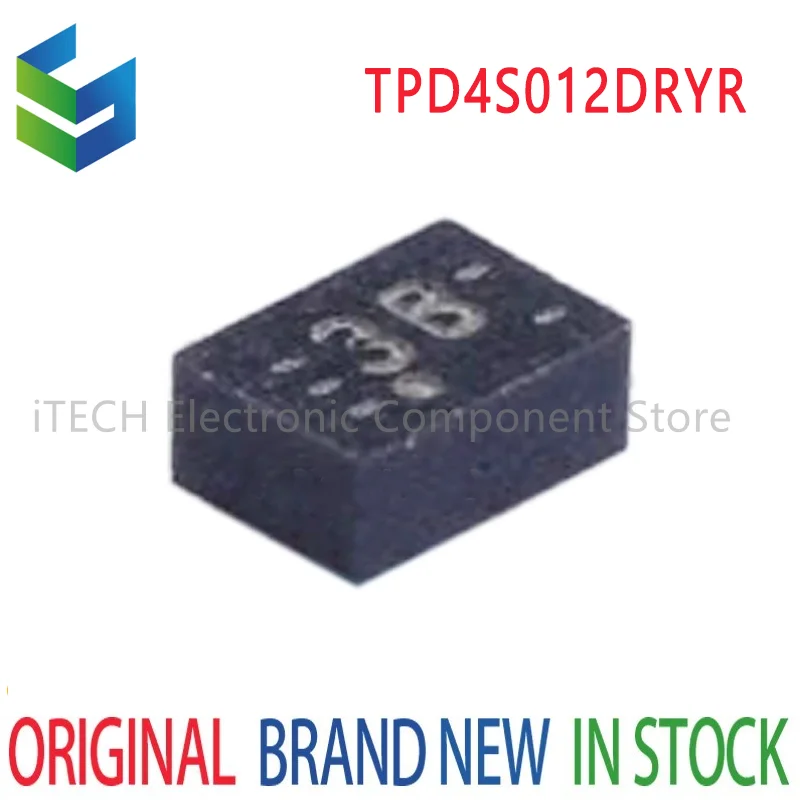 

10PCS TPD4S012DRYR TPD4S012DRY TPD4S012 Mark 3B 4 Channel USB SON6 New