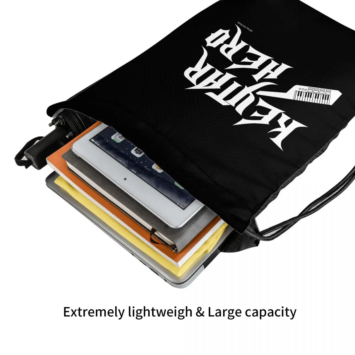 Сумка на шнурке Keytar с изображением героя клавиатуры пианино сумка для