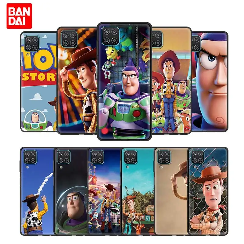 

Cartoon Toy Story Anime Case for Samsung Galaxy A12 A02 A02s A21s A22 A32 A51 A52 A72 4G 5G Cover Silicone Cell Black