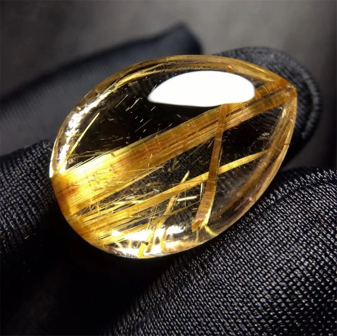 Подвеска из натурального золота с рутилированным кварцем ювелирные изделия для