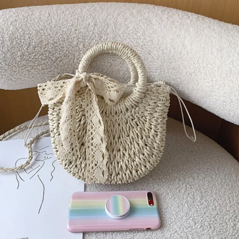 Фото Изысканные сумки с ручками сверху из ткани, однотонные пляжные модные сумки 2025, весенние новые универсальные женские сумки №3
