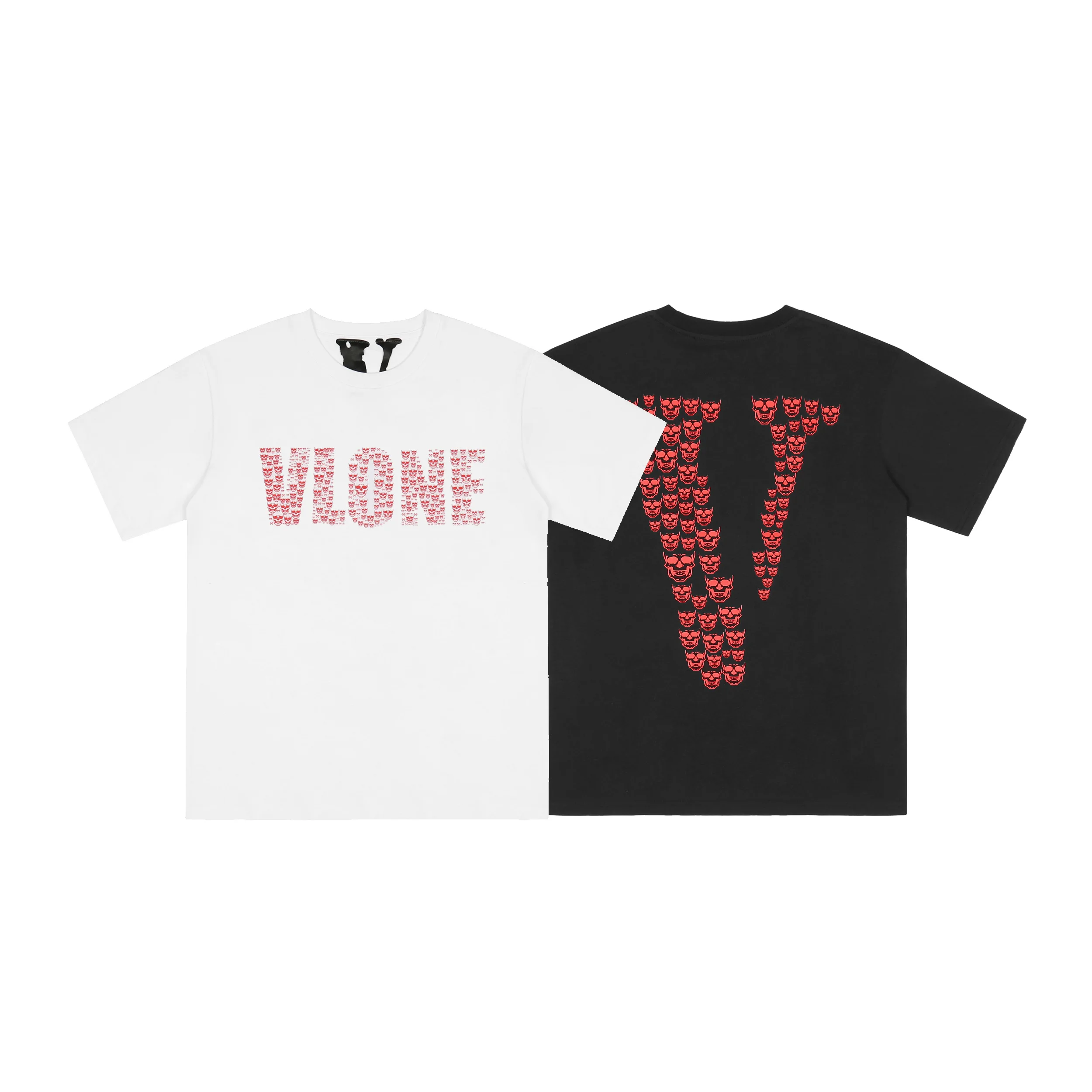 

VLONE Men's / Women's Couples Casual Fashion Trend High Street Loose HIP-HOP100% Cotton Printed Round Neck T-Shirt 6146