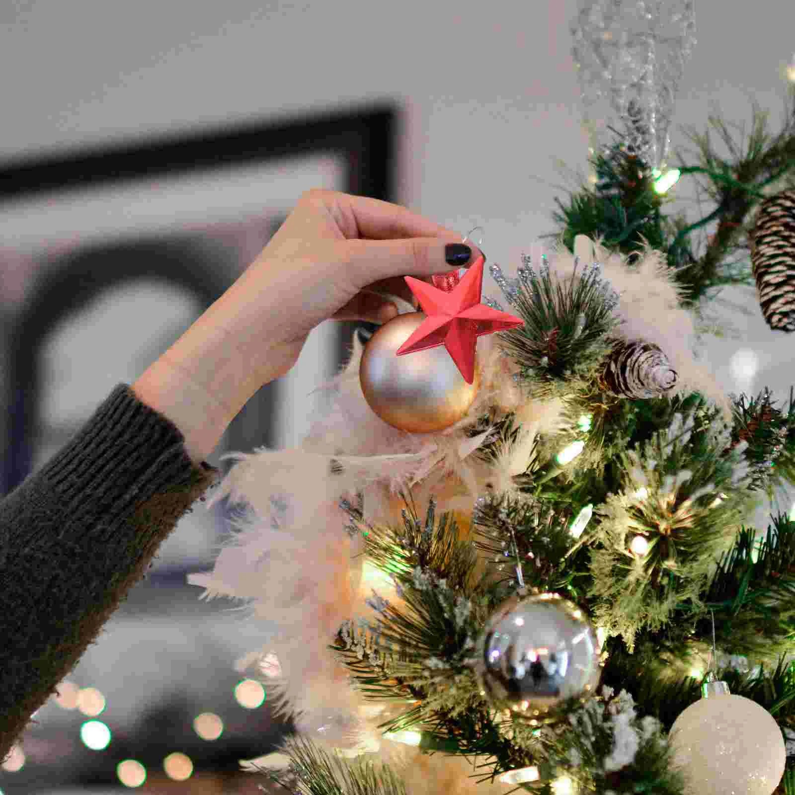 20 шт. мини-рождественская елка верхняя звезда уличные украшения рождественский