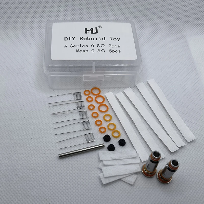 

1Set DIY Rebuild Kit A Series 0.8/1.0/1.2ohm Mesh Coil Resistance Heating Wire Tools