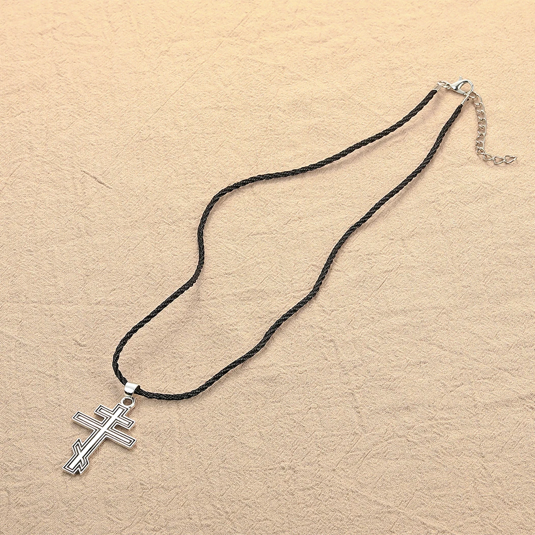 Cxwind нержавеющая сталь русский православный крест ожерелье брелок чистый Русский