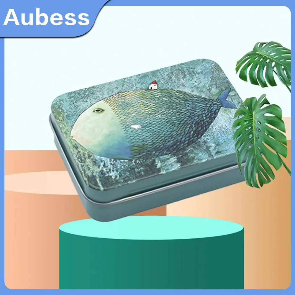 

Beautiful Appearance Public And Universal Gift Box Fillet Design Cartoon Packaging Box Easy To Carry Storage Box Iron Box