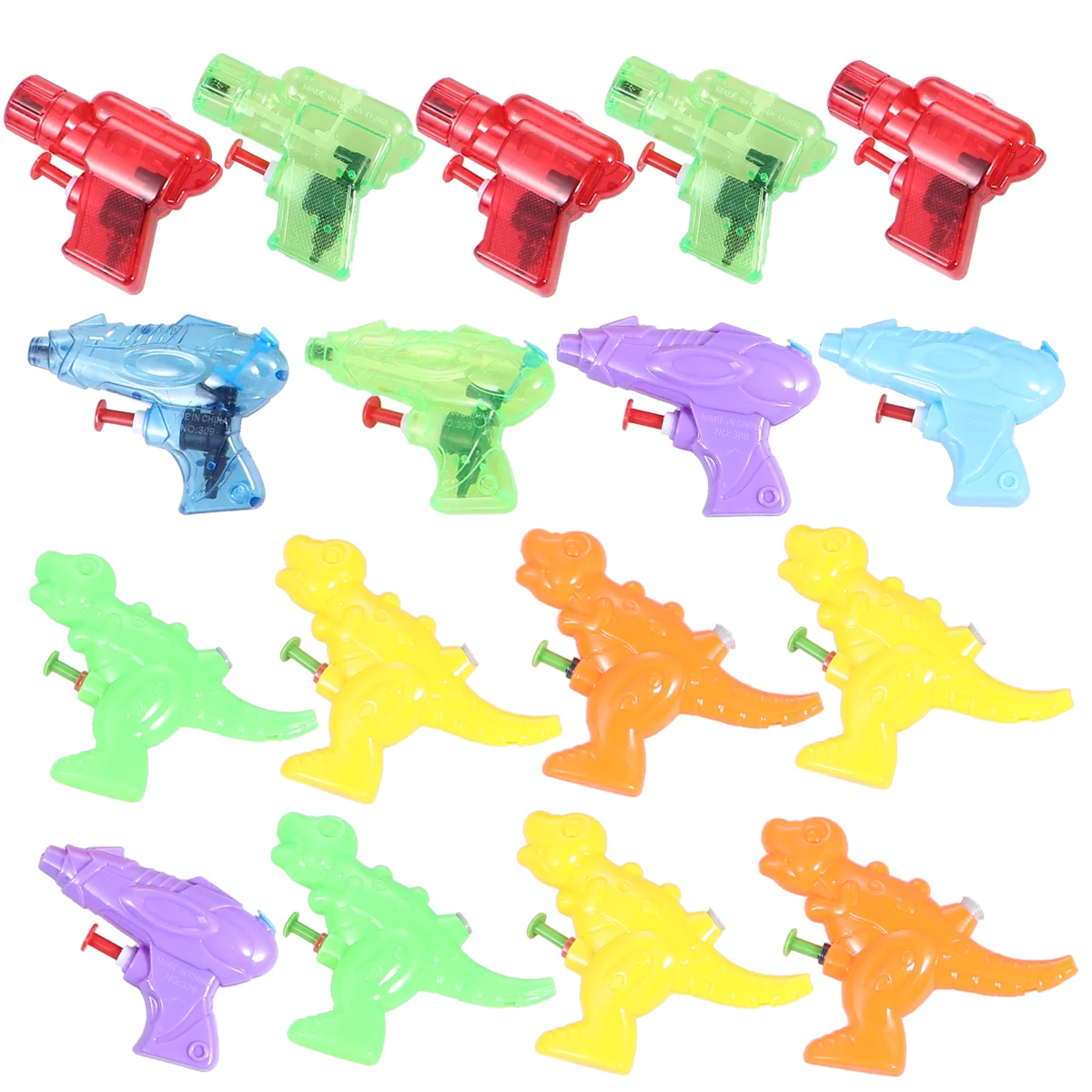 

16pcs Mini Water Soaker Toys Funny Play Water Toy Interesting Summer Beach Playthings Bath Toys for Kids Toddler (Mixed Style)