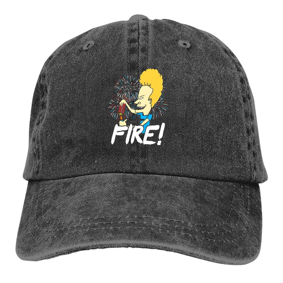 Мужская денимая бейсболка Beavis Fire 4 июля