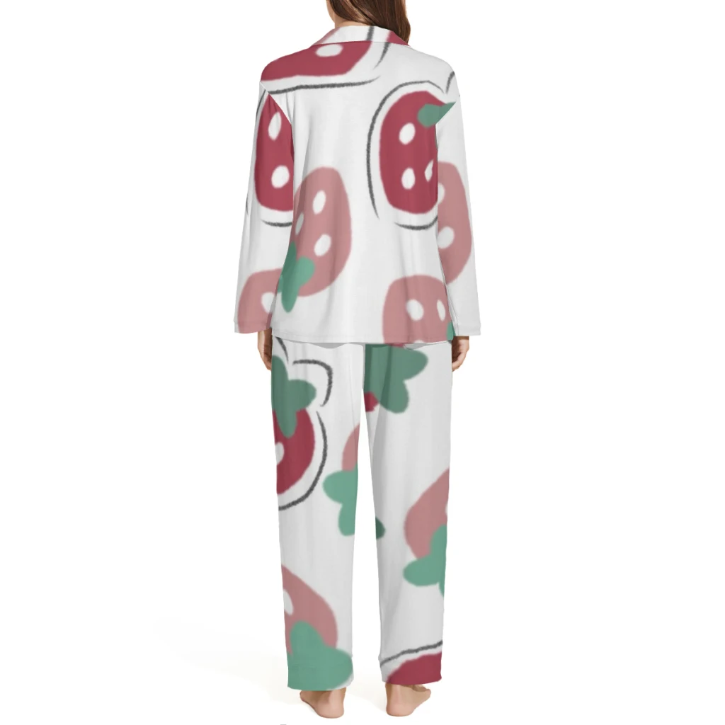 Белая пижама Disney Strawberry Bear выбранные узоры Minso милый стиль