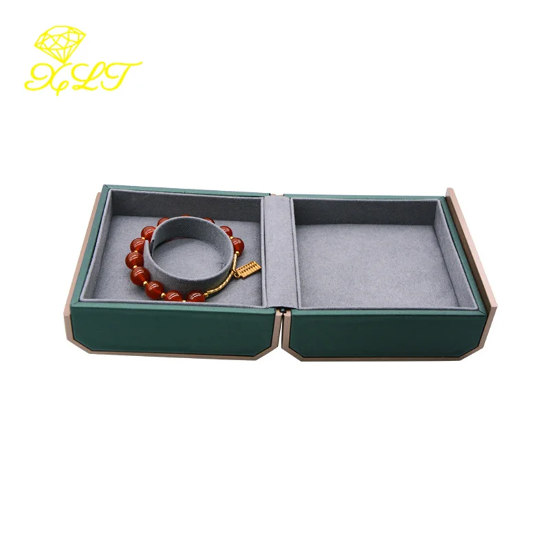 Green Octagonal Magnetic Jewelry Box Pendant Bracelet Set Box For Necklace Jewelry Packaging Jewelry Organizer Storage