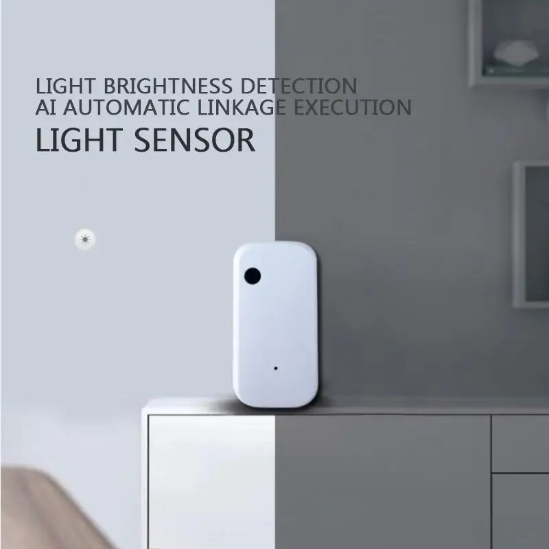 

Tuya Zigbee WIFI Illuminance Sensor Light Sensor Smart WiFi Brightness Sensor Smart Home Support Alexa Google Home Smartlife App