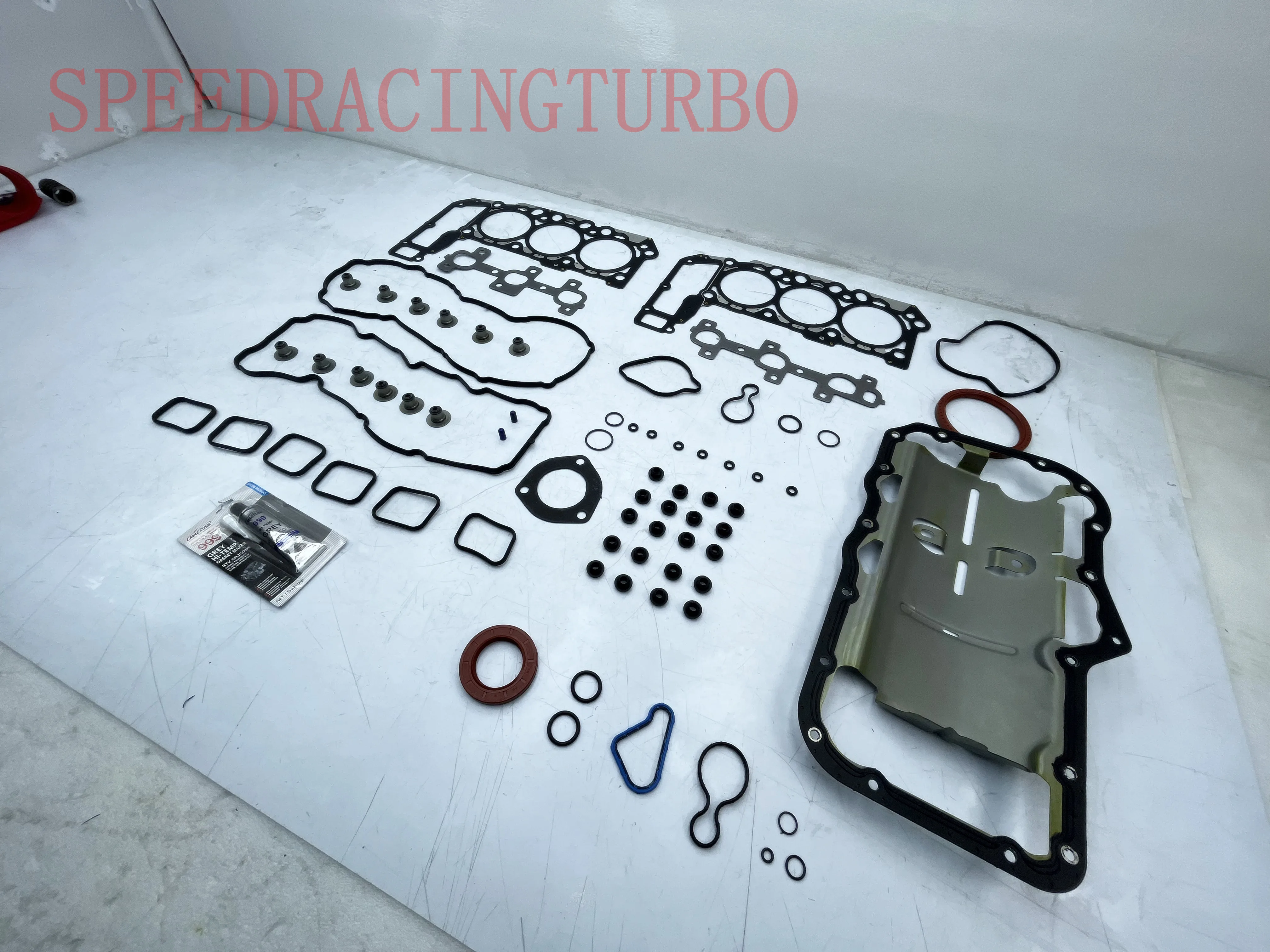 

MLS Head Gasket Set Kit Intake Manifold Cover Gaskets(Metal) Fit 02-05 Dodge Ram Durango Dakota Jeep Libert 3.7L SOHC