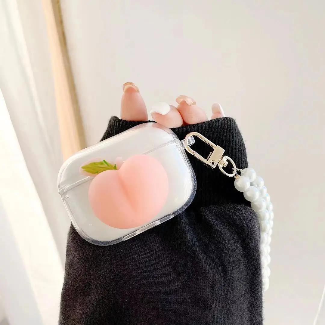 Защитный чехол для наушников Airpods Pro 2nd Pearl Pendant