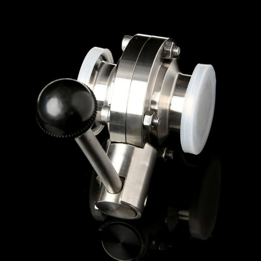 

1-1/2" 38mm SS304 Stainless Steel Sanitary 1.5" Tri Clamps Butterfly Valve