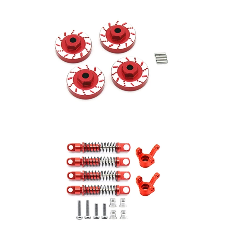 

Балансировочные ступицы для колес, комбайнер с амортизатором и чехлом для руля, для автомобиля XIAOMI Suzuki 1/16 RC