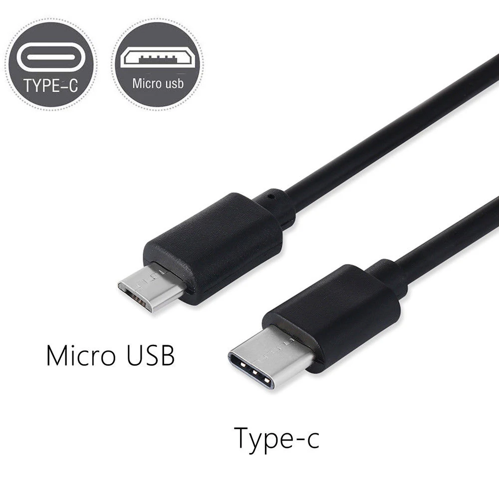 

Short Type C USB-C To Micro USB Male Charge Data Sync OTG Adapter USB Charging Cable for Phone Huawei Samsung