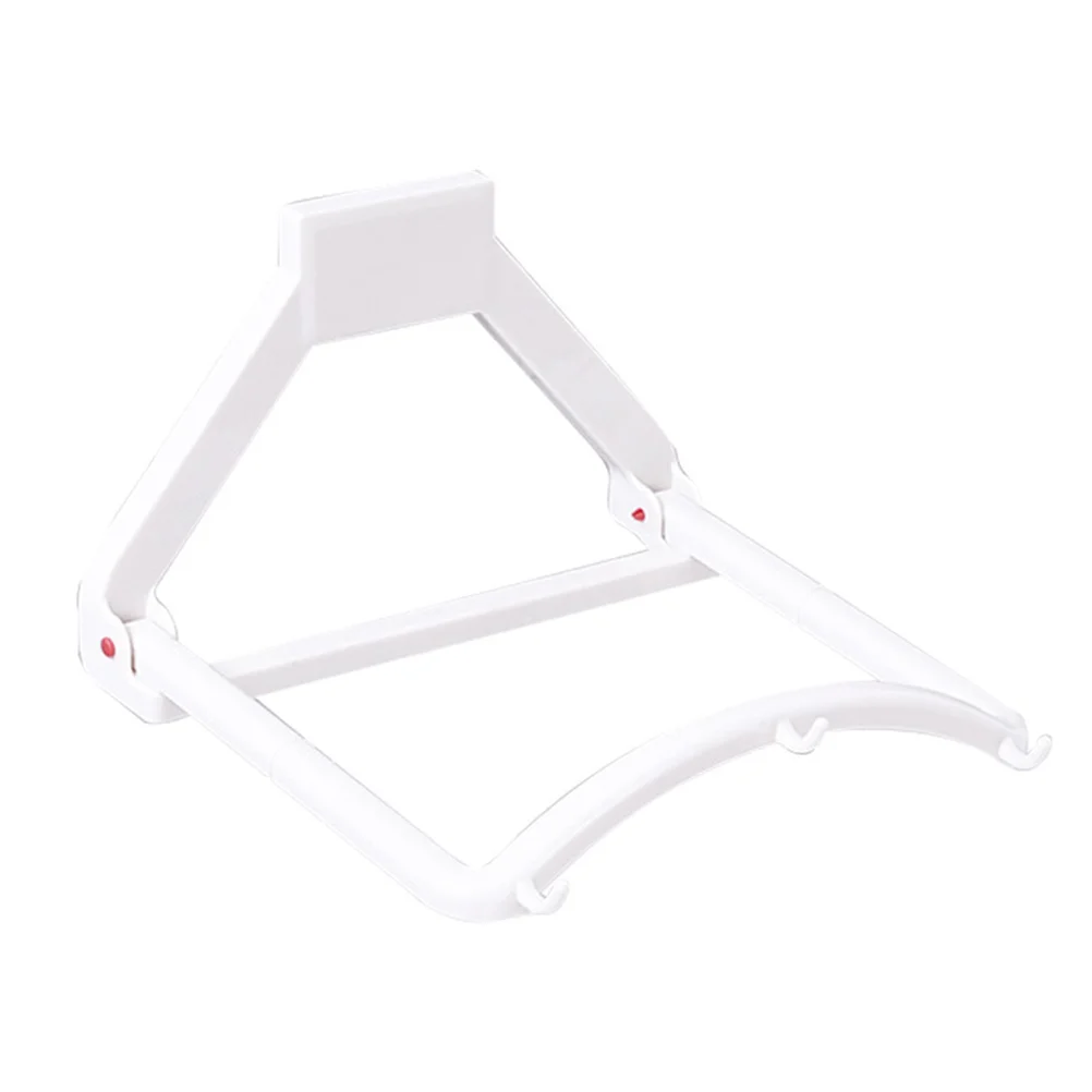 

Punch-Free Washbasin Storage Rack Foldable Storage Hanger Washbasin Holder White