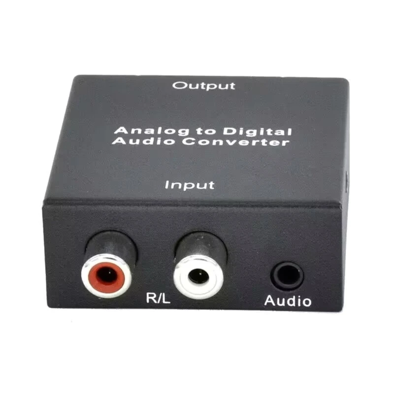 

Digital to Analog Converter Optical Fiber Coaxial Signal to Analog Spdif 3.5mm B36A
