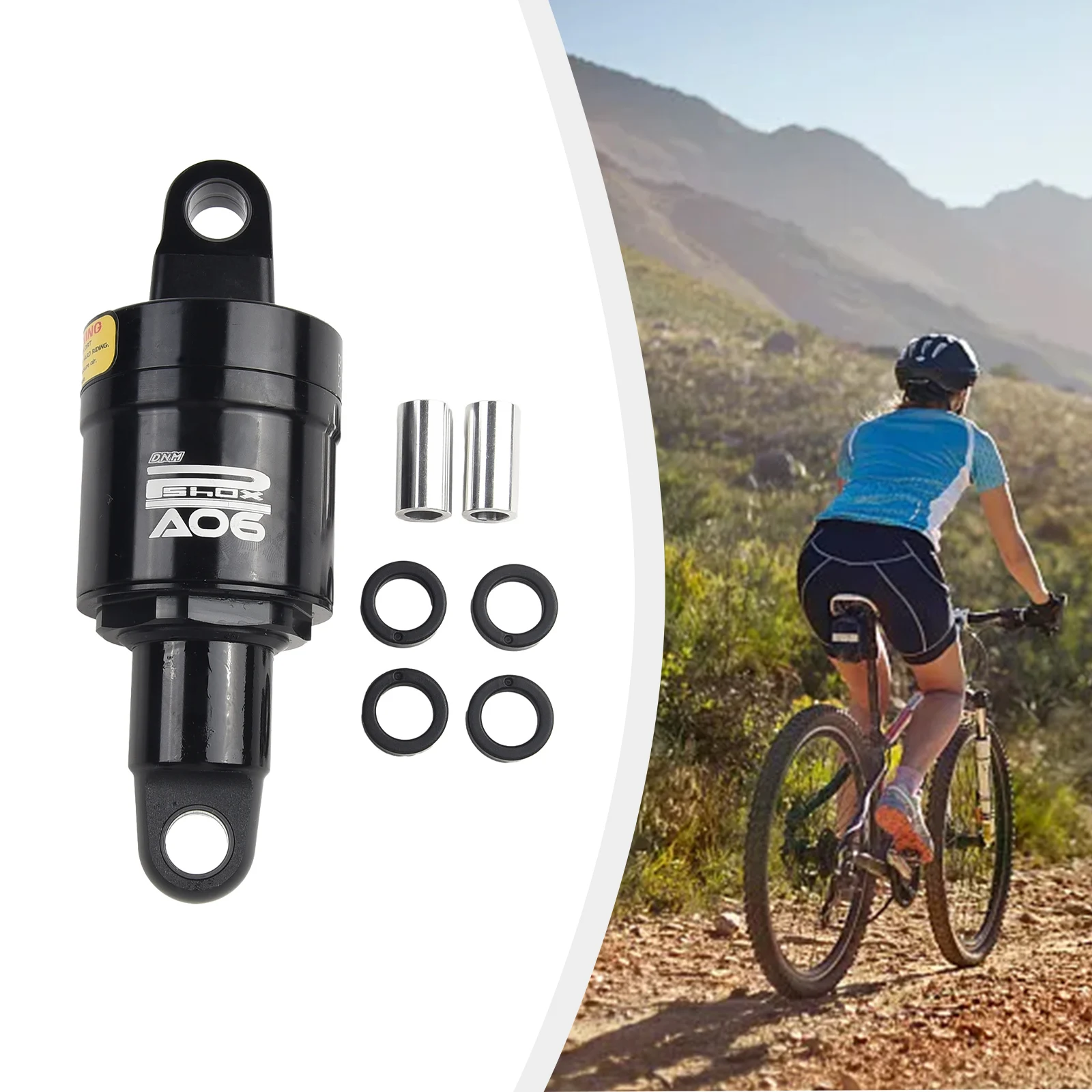 Задний амортизатор для горного велосипеда задний 100 мм 125 150 165 190 9/20/31/41/51 черный