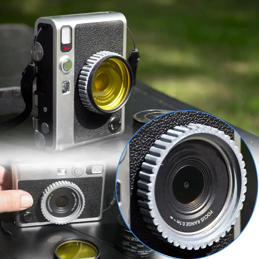 Для Instax Mini Evo фильтр 49 мм адаптер передняя крышка объектива Пыленепроницаемая