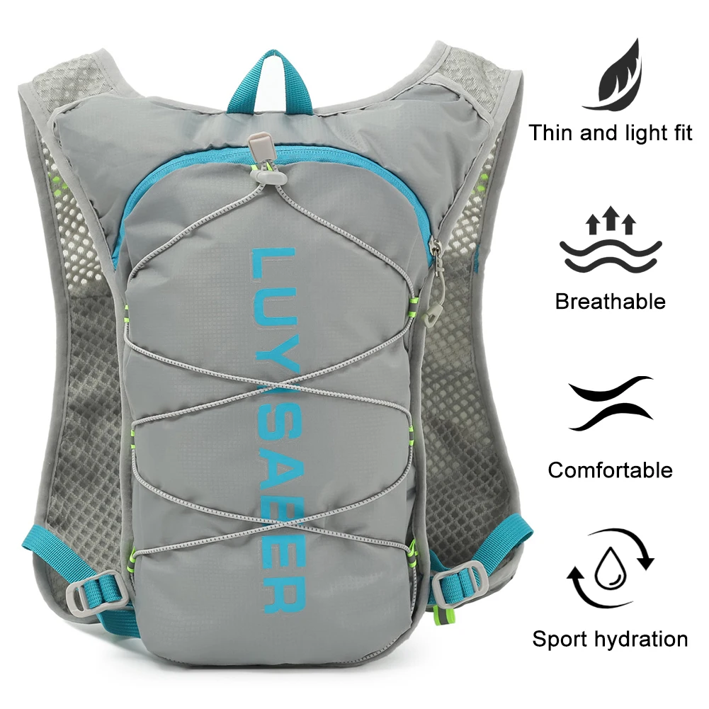 Увлажняющий жилет для бега рюкзак сумка фитнеса регулируемый походный легкий