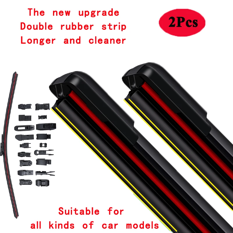 

For Volvo S40 Sedan 644 544 1995 2000 2004 2006 2008 2010 2012 Car Accessories Brushes Double Rubber Windshield Wiper Blades