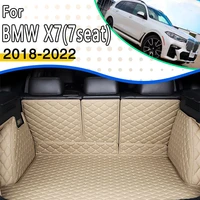 car rear trunk mat for bmw x7 g07 20182022 7seat carpet waterproof protective pads car mat car accesorios para auto accessories