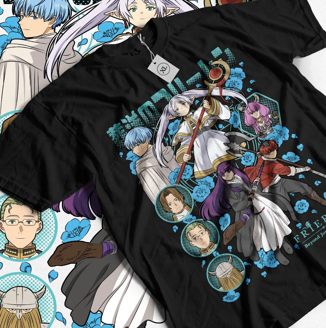Футболка Frieren Beyond Journey's End Fern Stark Girl рубашка с подарками в стиле аниме все размеры