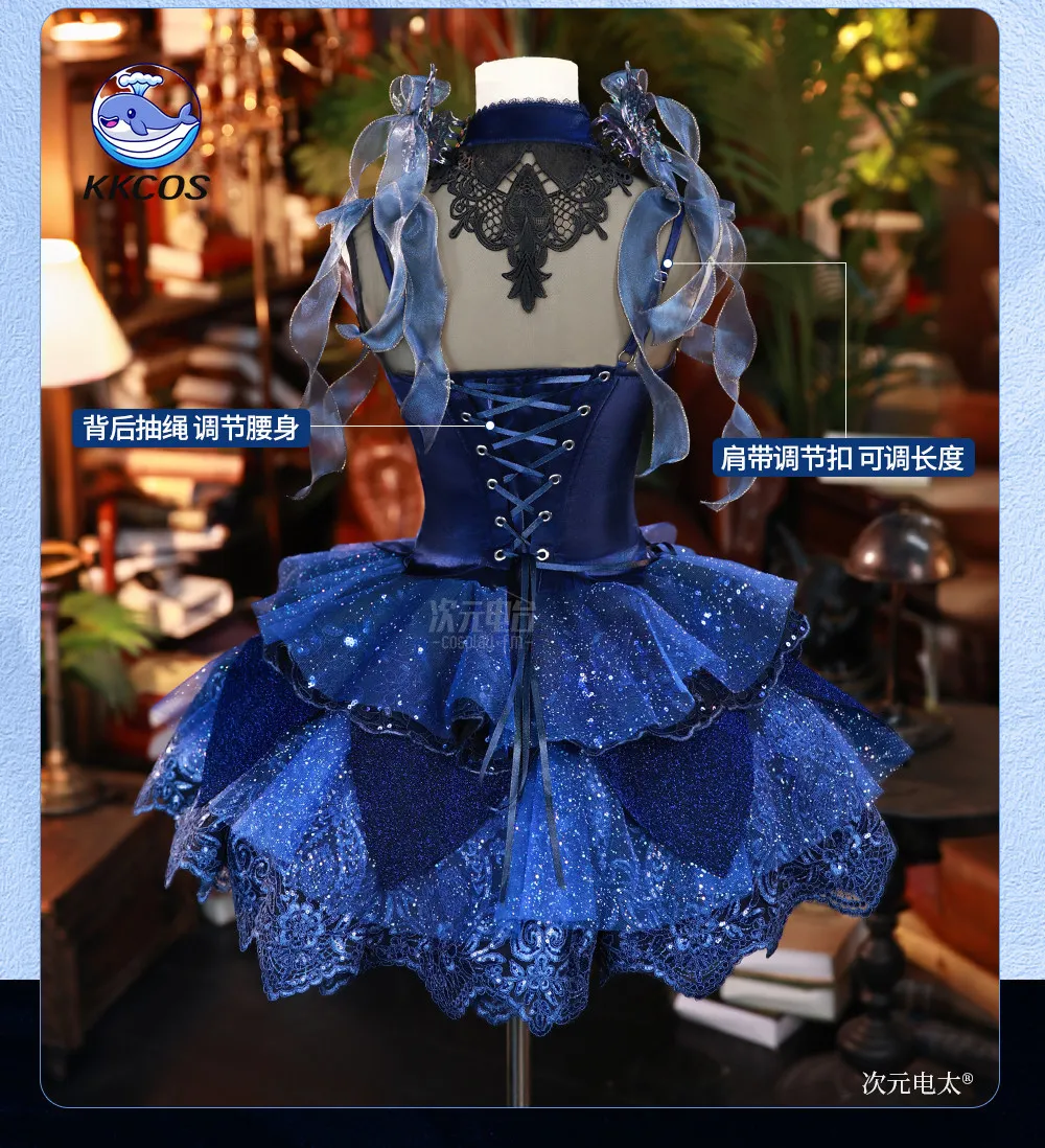 KKCos Мику-Вечная ночь ‌   Костюм для косплея: Великолепное платье для женщин на Хэллоуин, Комик-Кон, вечеринку (art.: 3920dbf8cbf46) - 3920dbf8cbf46