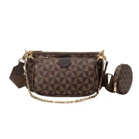 hot sale new pattern multi color fashion brand designer 3 in 1 messenger handbag crossbody handbag shoulder bag womens bag