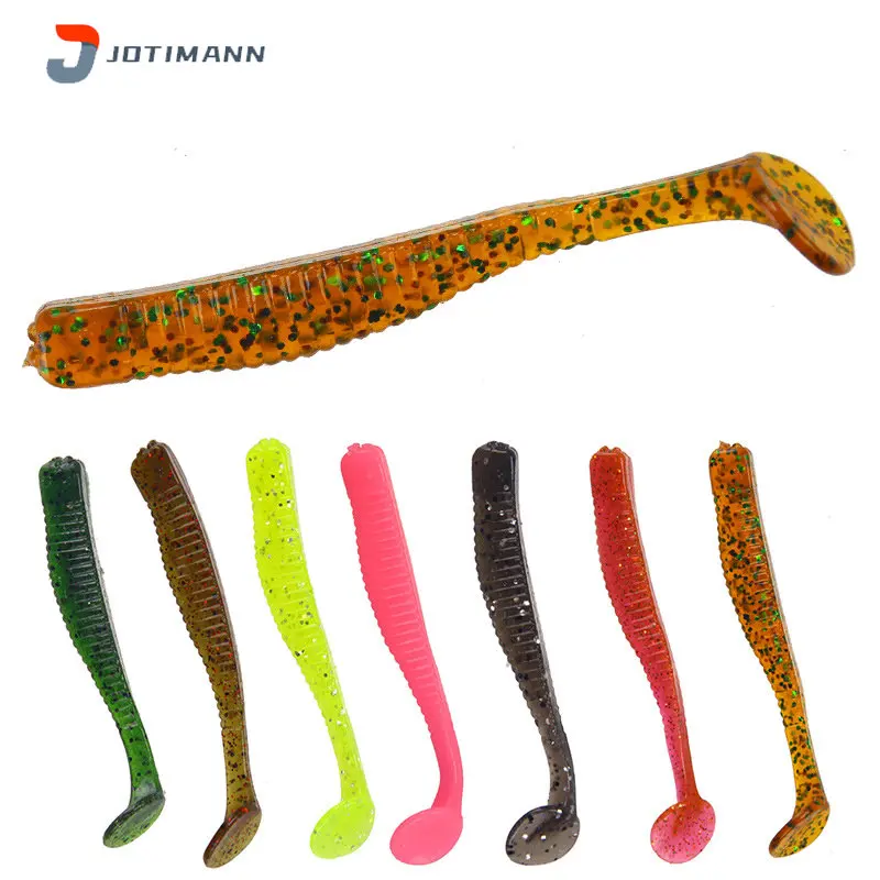 

Bionic Fishing Lure Minnow Spinning Soft Bait Artificial T Tail Wobblers Crankbait Wobbler Lure Carp Striped Bass Fishing Tackle