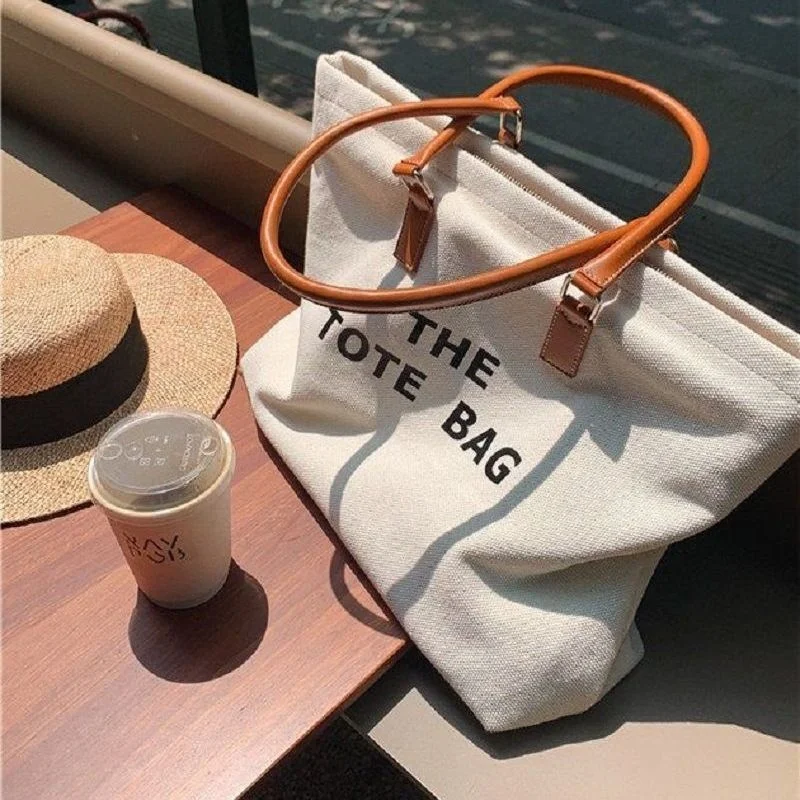 

Women's Tote Bag 2022 Trend Fashion Versatile Women's Bag Large Capacity Canvas Bag Fashion Shoulder Bag Versatile Tote Bag