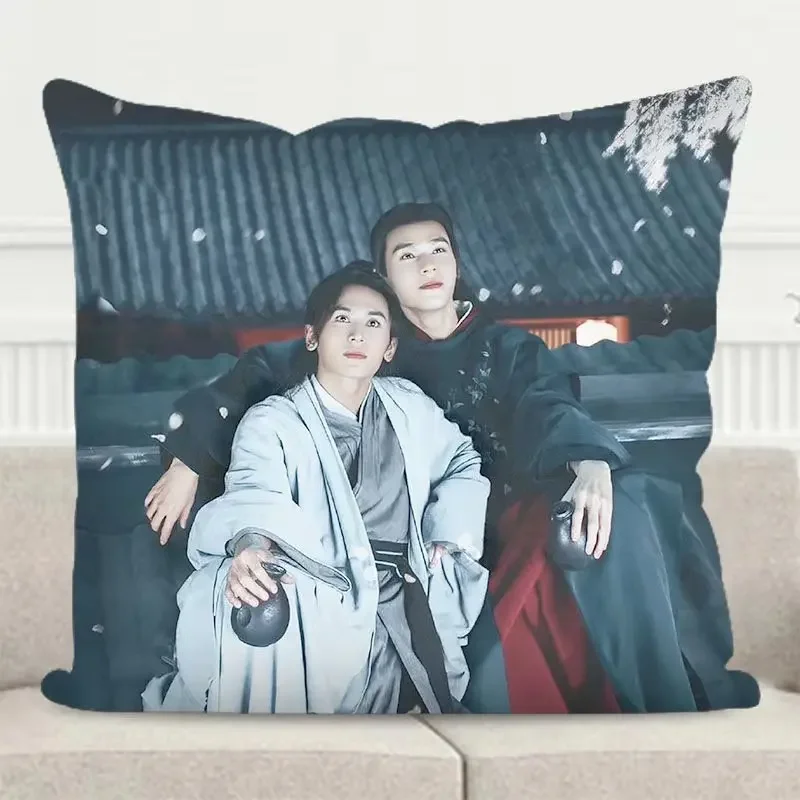 Чехол для подушки Шан Хе Лин  из лен/хлопка 45x45 см